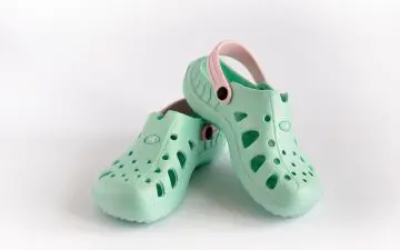 This is why Crocs are designed with a strap.